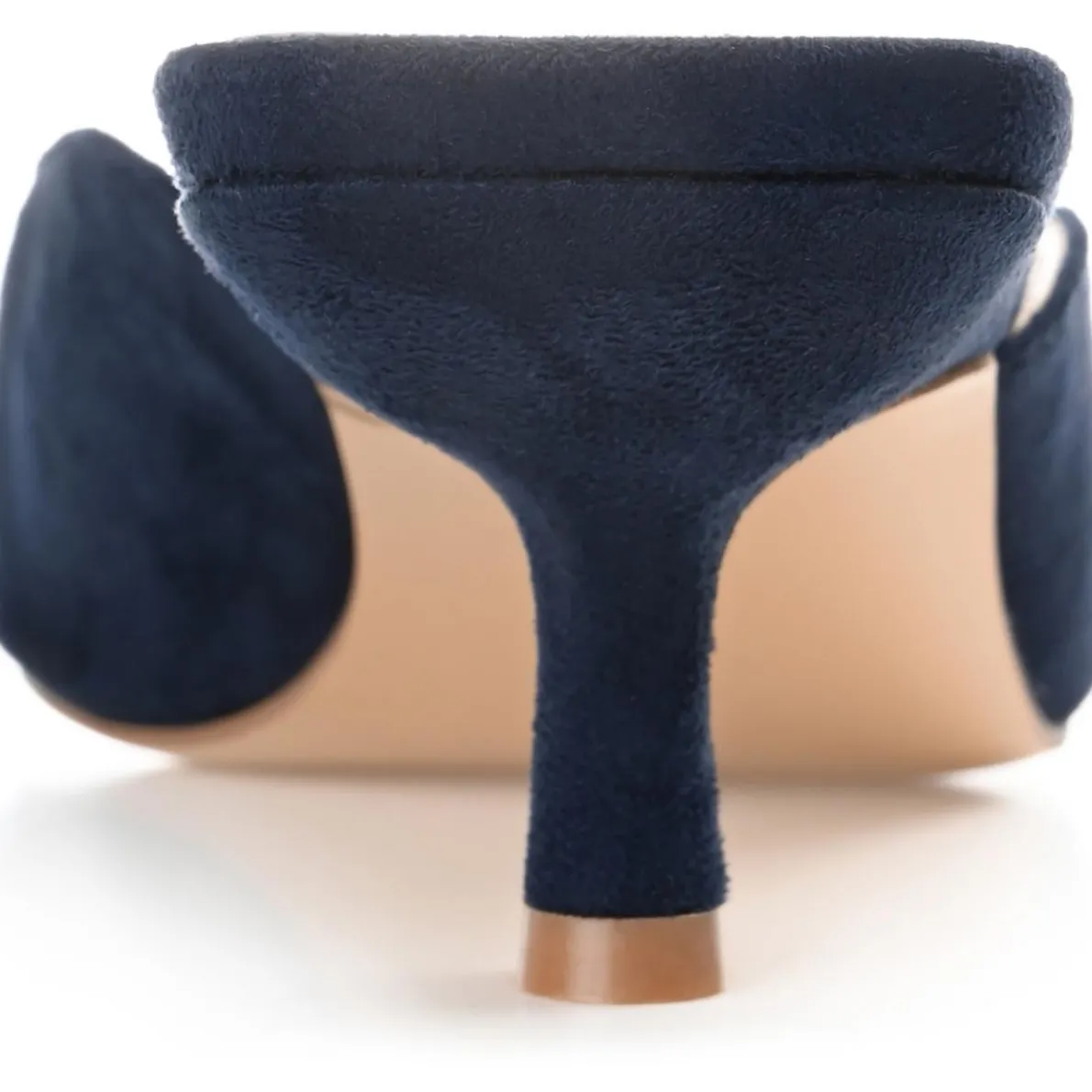 Larna Square Toe Slip On Heels