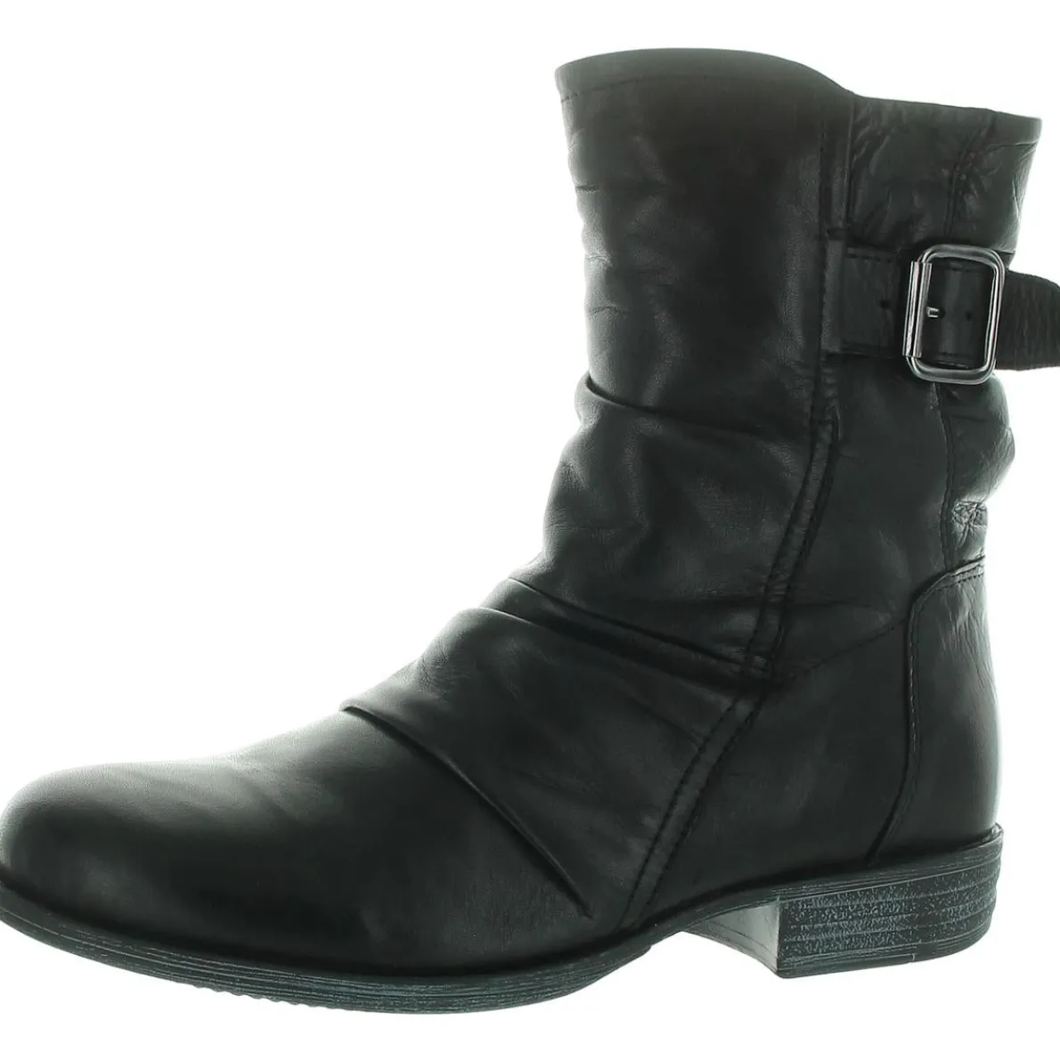 Lavin Wool Buckle Wool Motorcycle Boots
