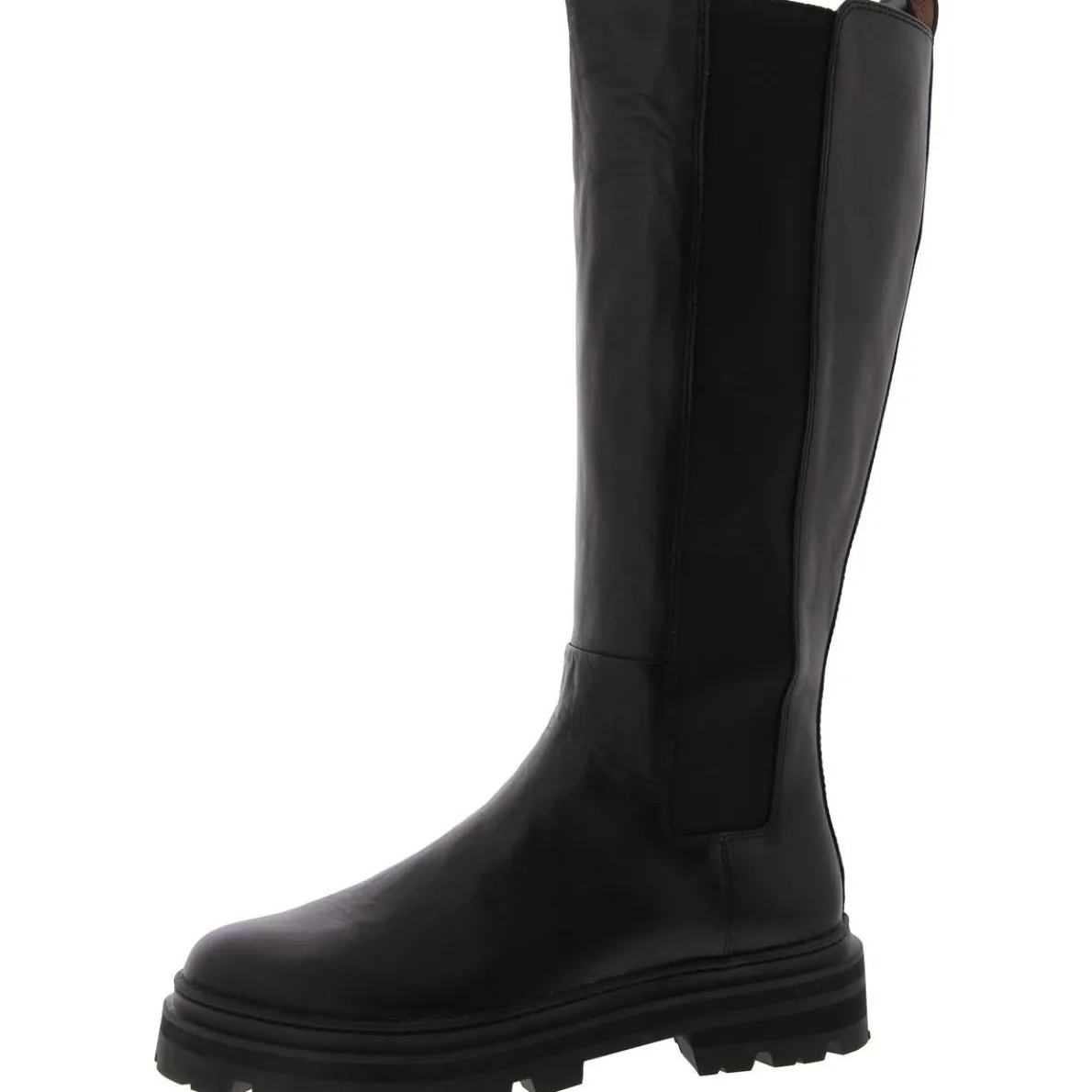 Leather Padded Insole Knee-High Boots
