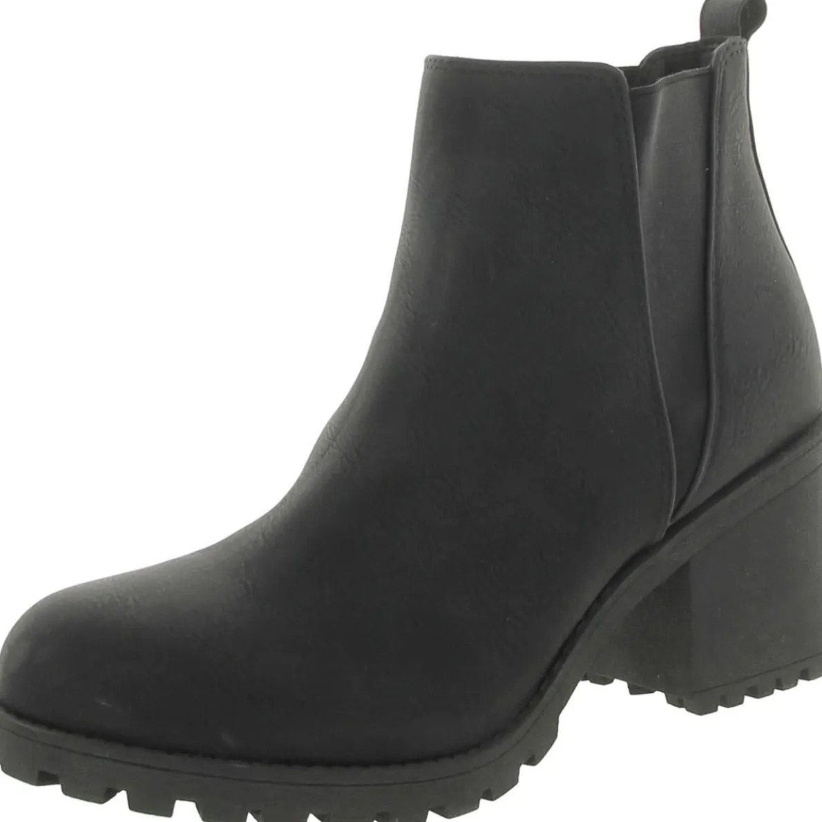 Lita Faux Leather Ankle Chelsea Boots