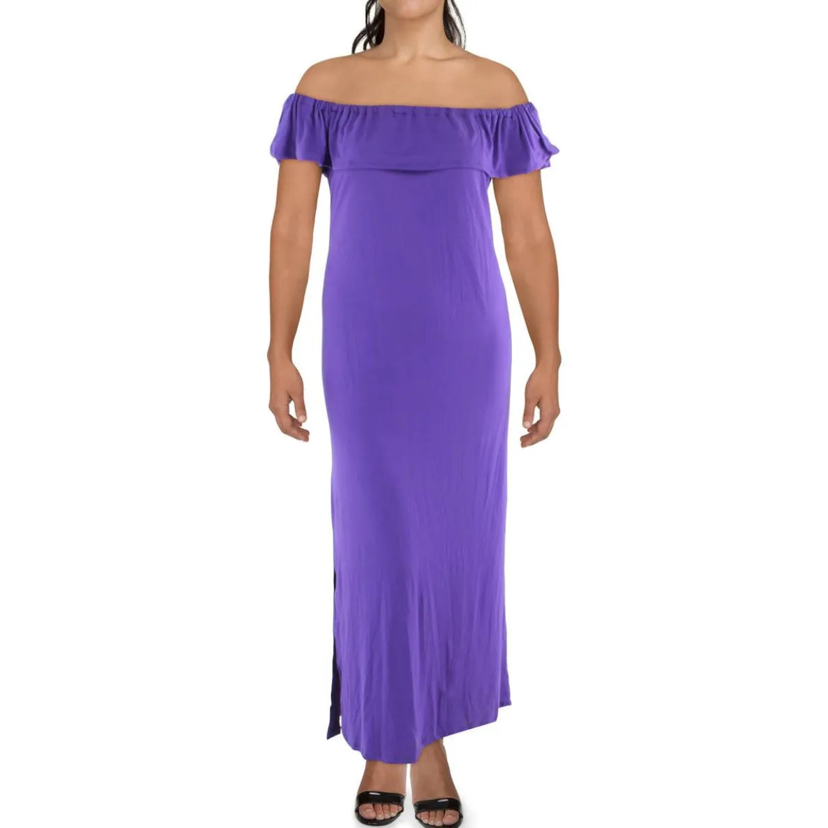 Fold-Over Long Maxi Dress