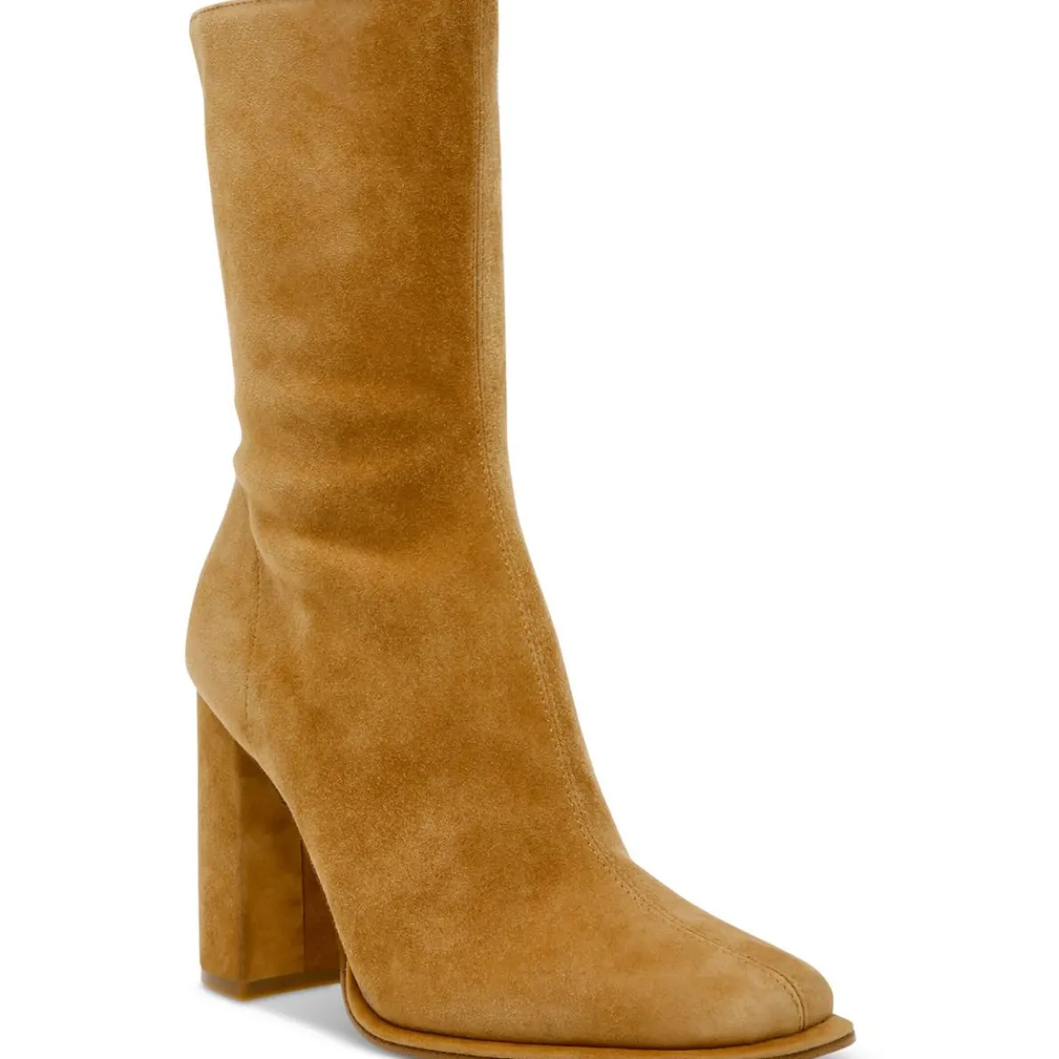 Lockwood Suede Square Toe Mid-Calf Boots