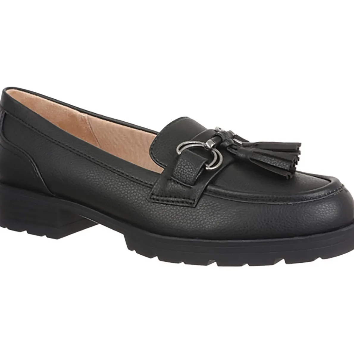 Logan Tassel Faux Suede Loafers