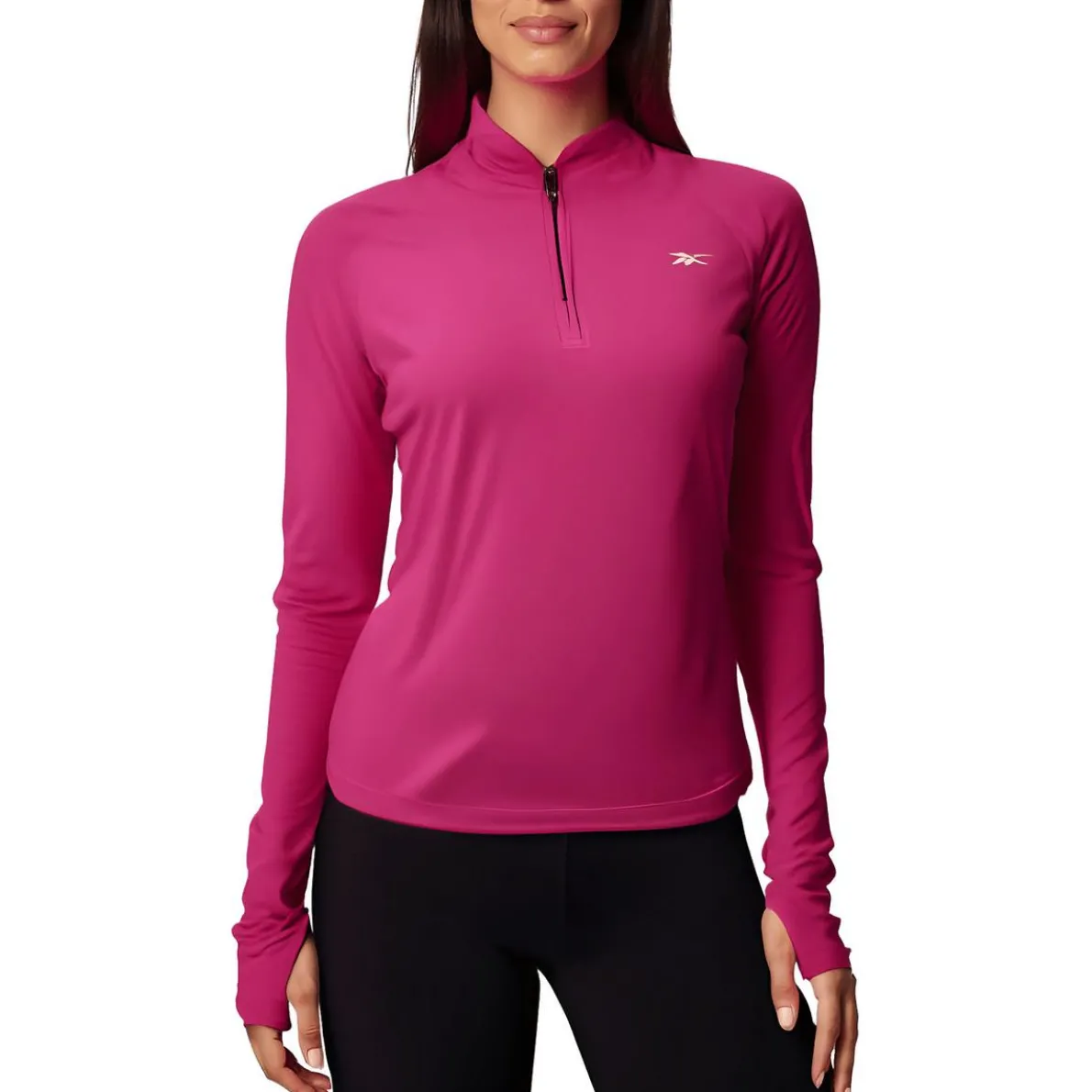 Logo 1/2 Zip Top