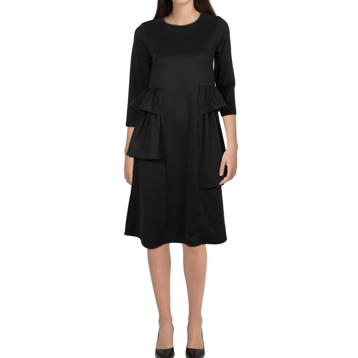 Long Sleeve Long Wear to Work Dress