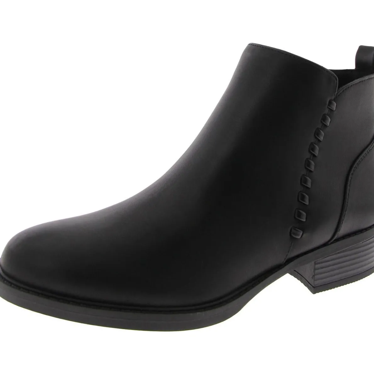 Lorand 3 Faux Leather Zipper Booties