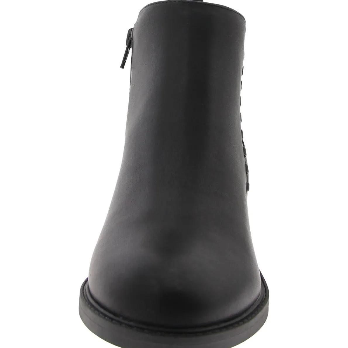 Lorand 3 Faux Leather Zipper Booties