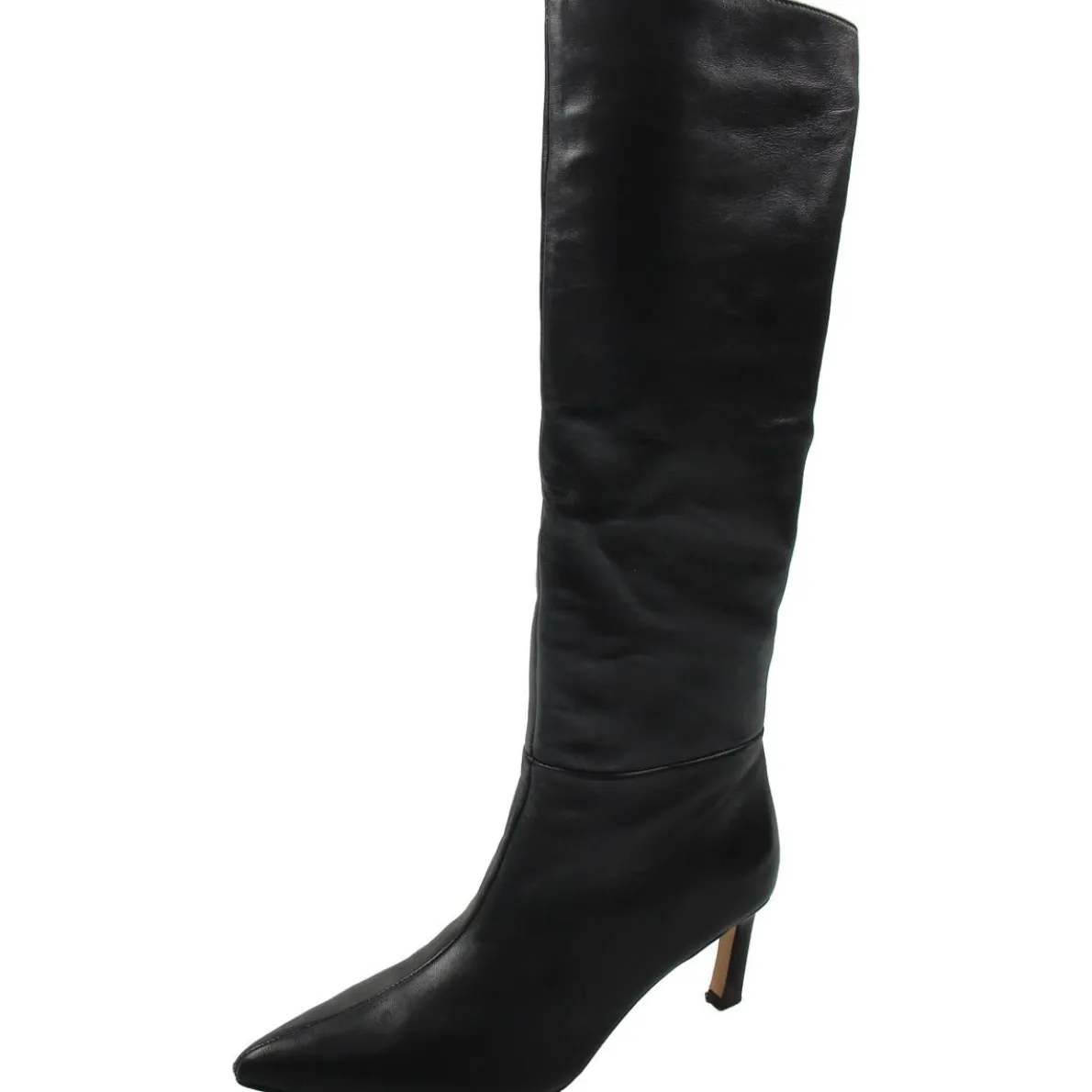 Lorthey Leather Pointed Toe Knee-High Boots