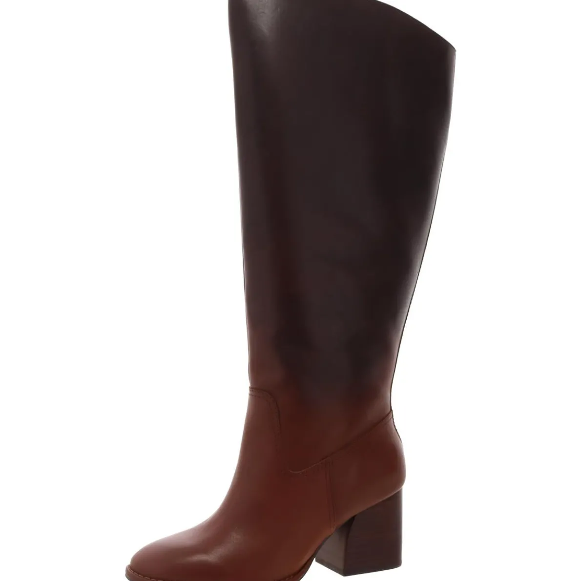 Ombre Leather Knee-High Boots