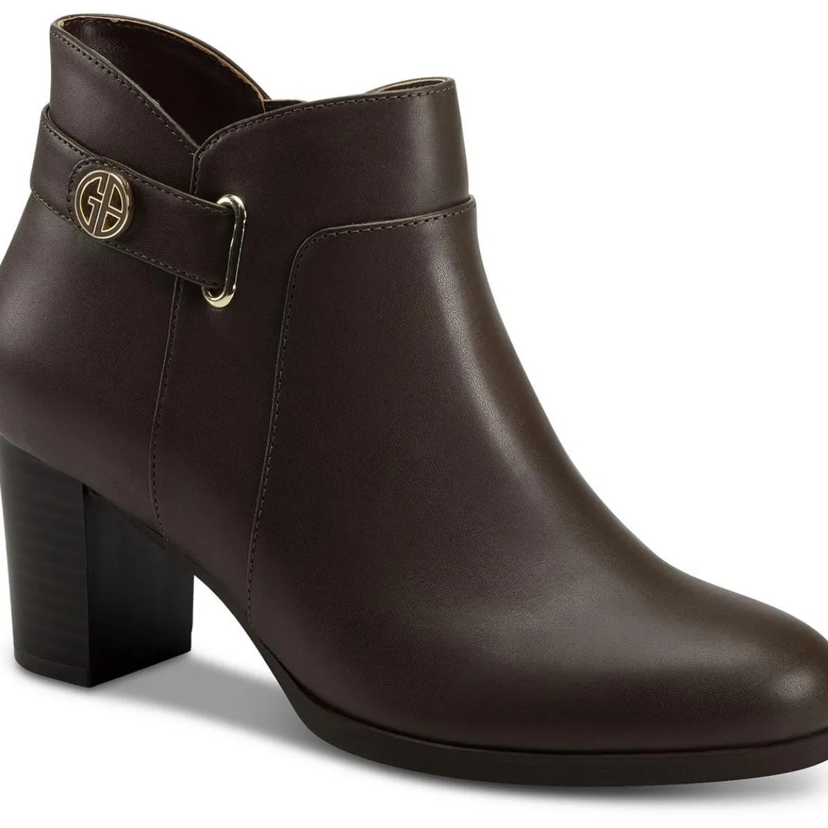 Artemy Block Heel Slip On Booties