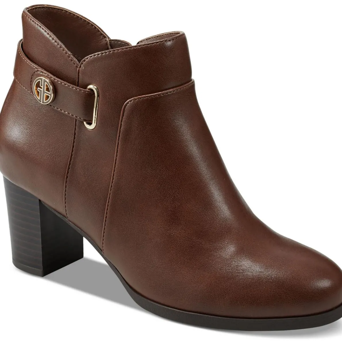Artemy Block Heel Slip On Booties