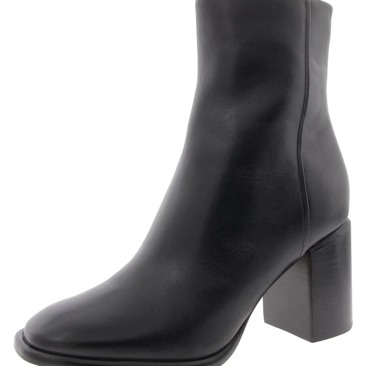 Luca Solid Leather Ankle Boots