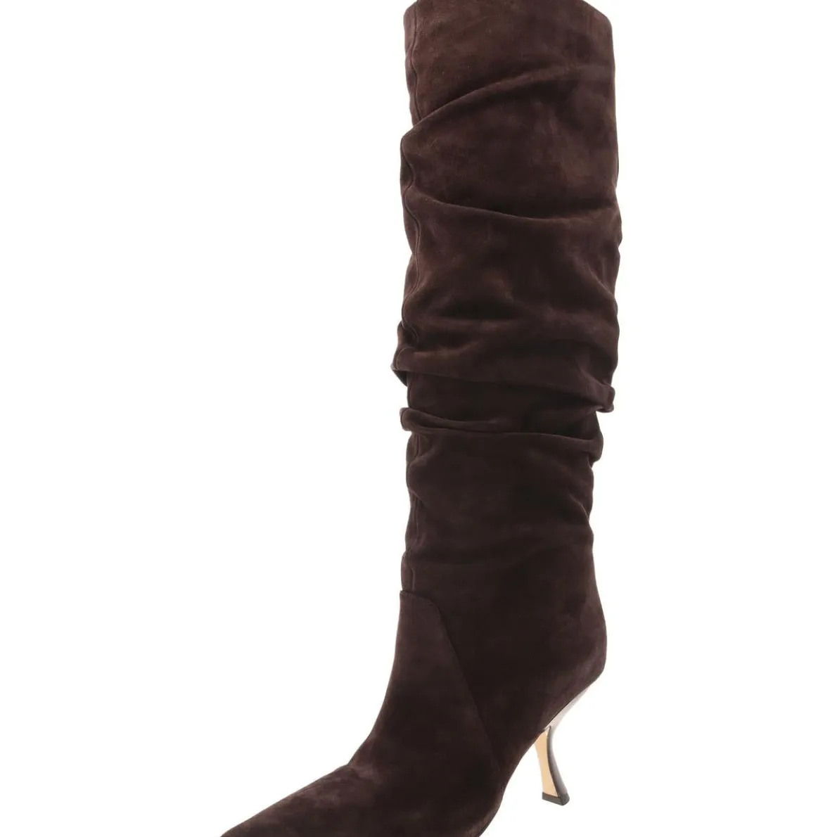 Luna Suede Pointed Toe Knee-High Boots