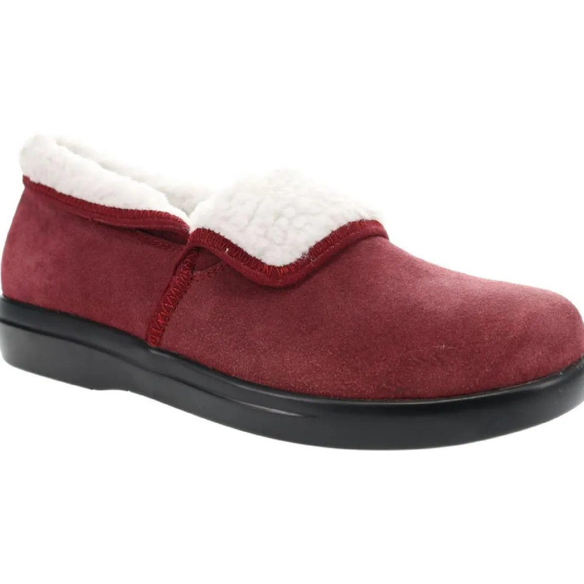 Colbie Leather Slip On Loafer Slippers