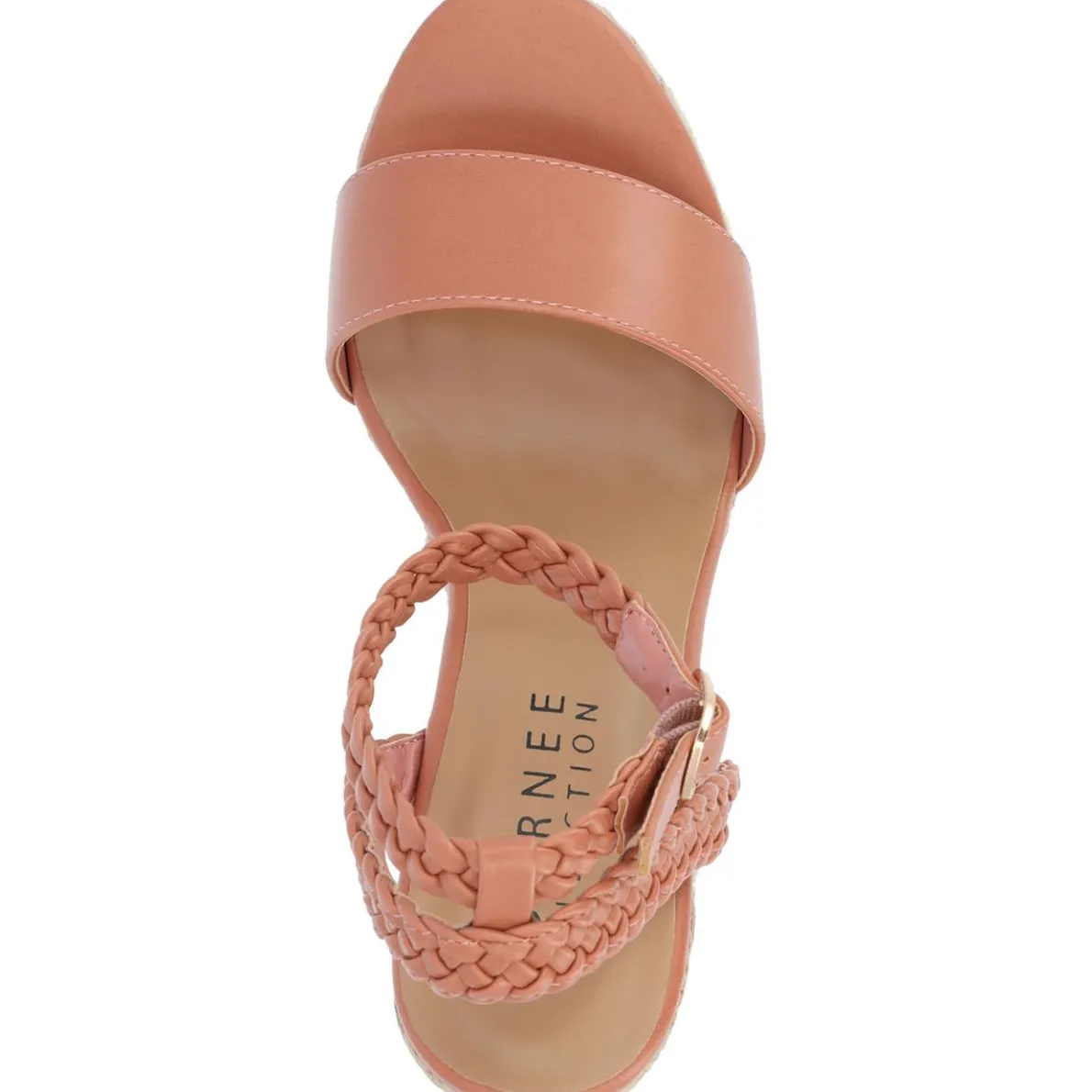 Andiah Faux Leather Ankle Strap Espadrilles