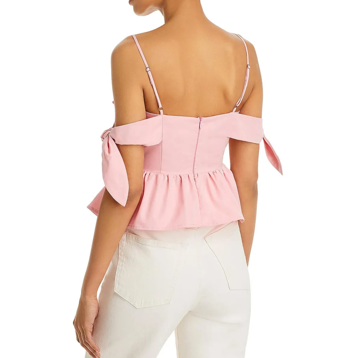 Bow Front Tank Peplum Top