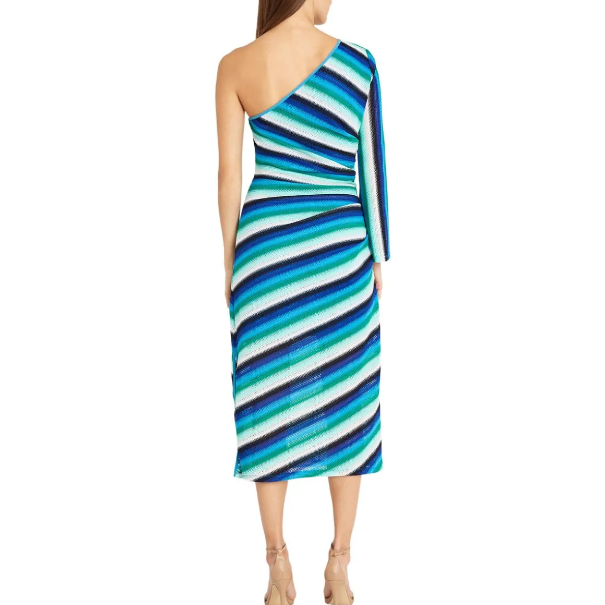 Crochet Striped Maxi Dress