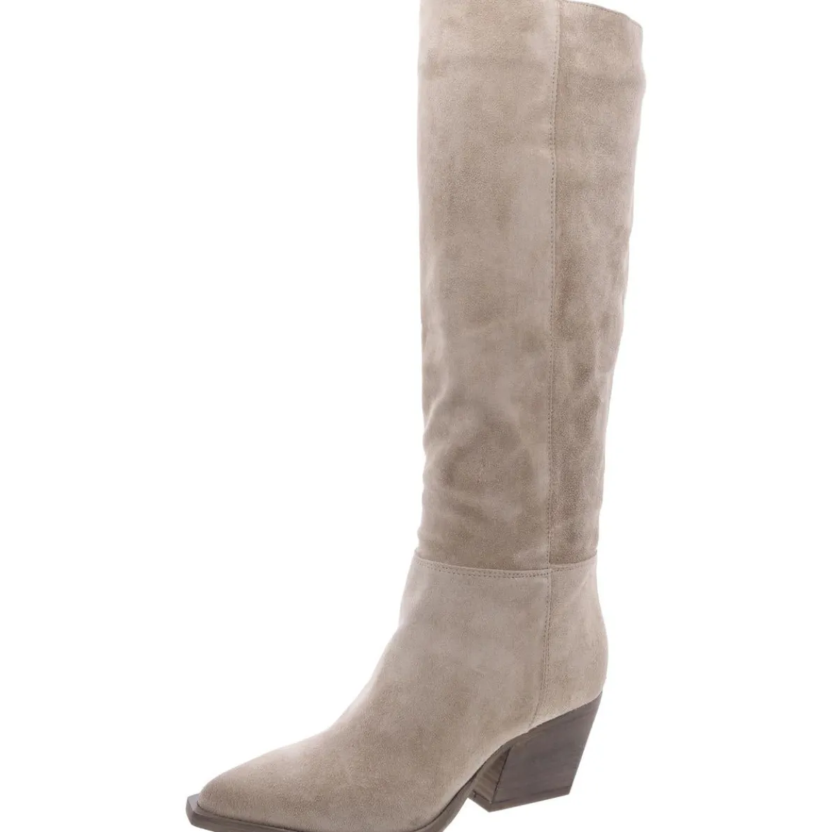 Devina Suede Pull On Knee-High Boots
