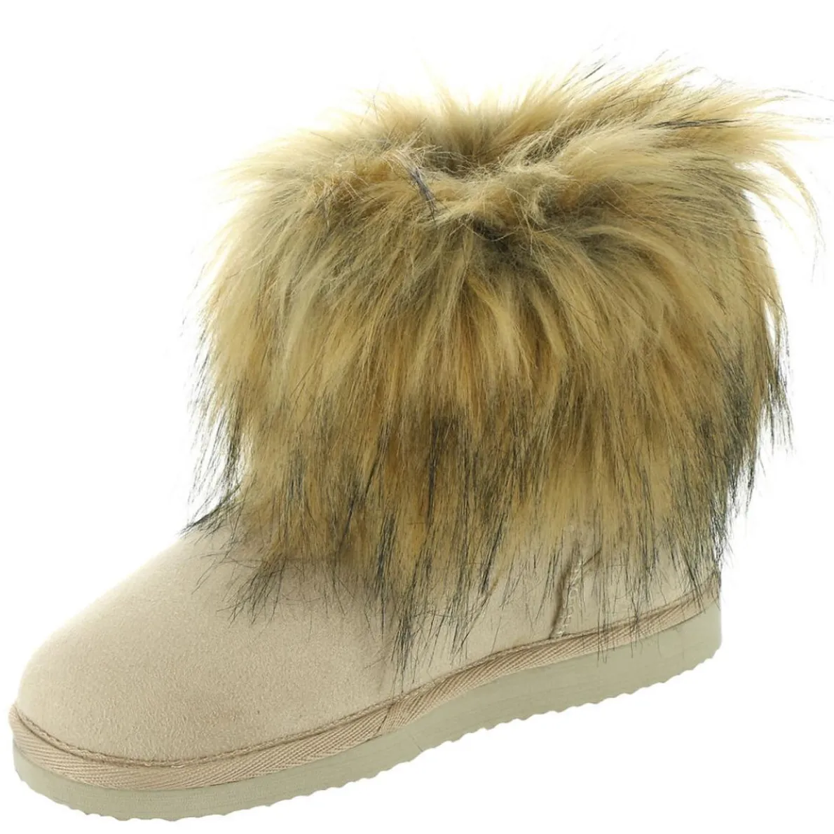 Telluride Faux Fur Slip On Ankle Boots
