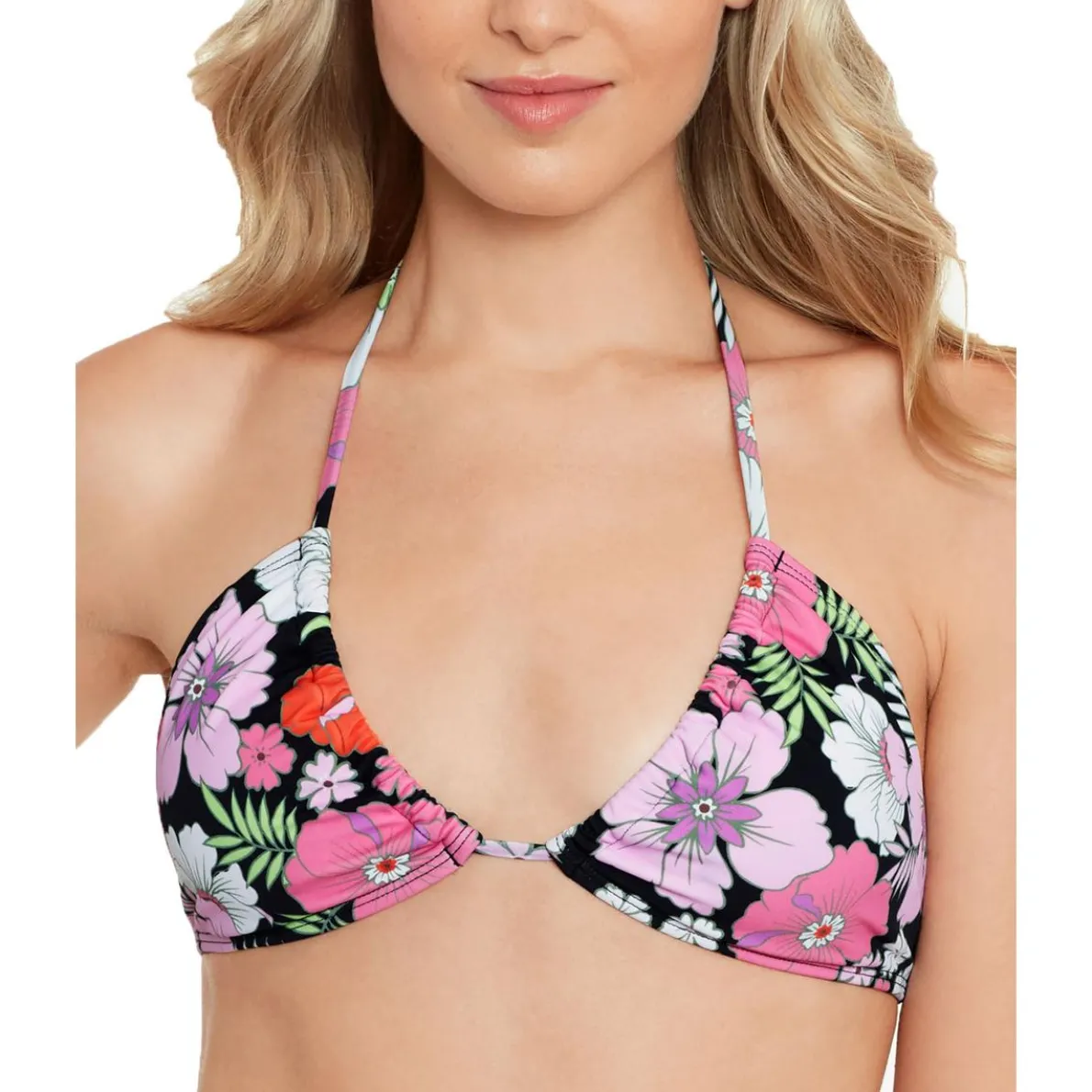Juniors Convertible Tie Back Bikini Swim top