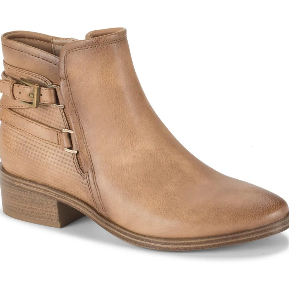 Mackenzie Faux Leather Ankle Booties
