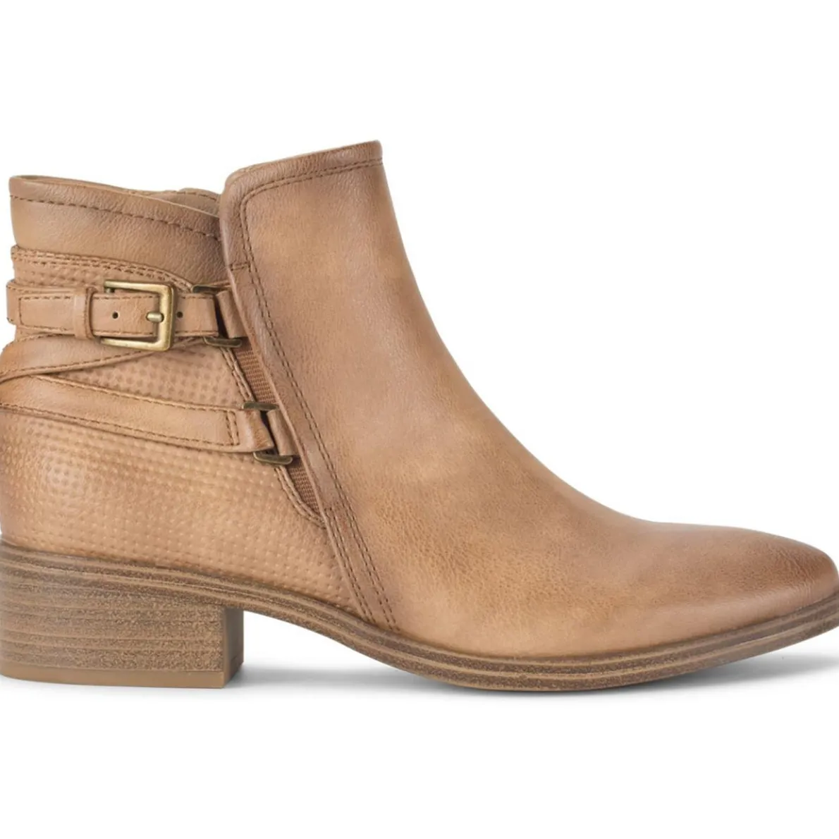 Mackenzie Faux Leather Ankle Booties