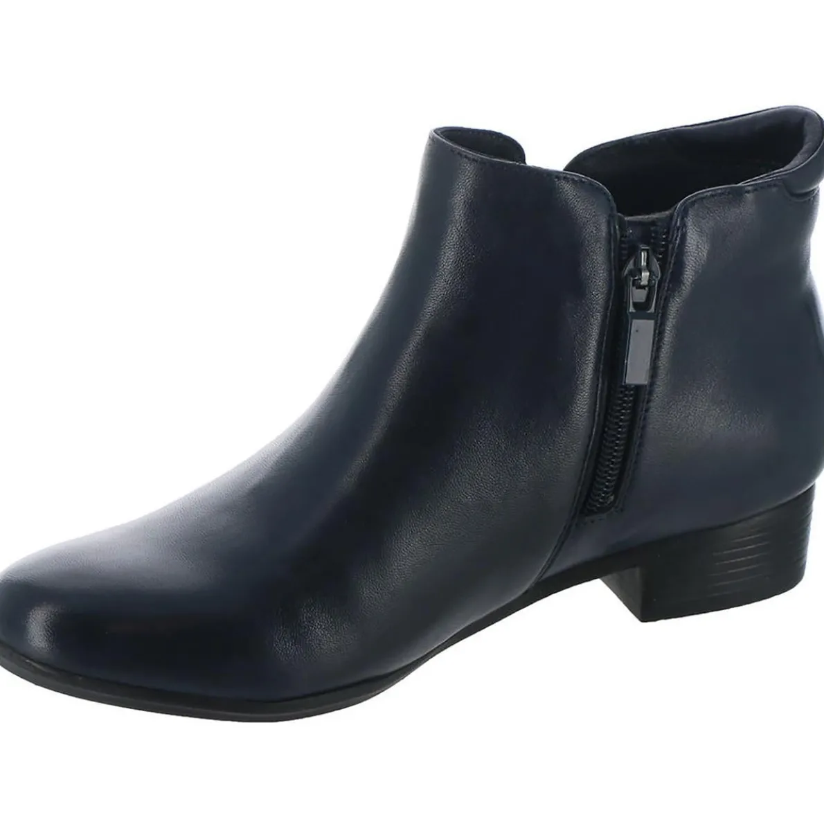 Major Leather Ankle Boots Booties