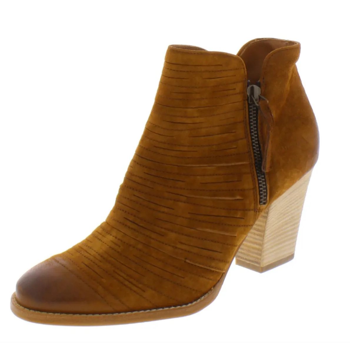 Malibu Suede Sliced Ankle Boots