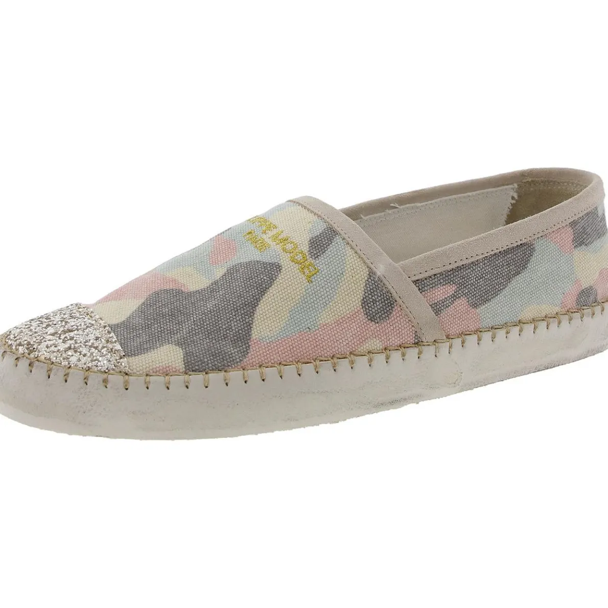 Marseille Glitter Canvas Slip-On Sneakers
