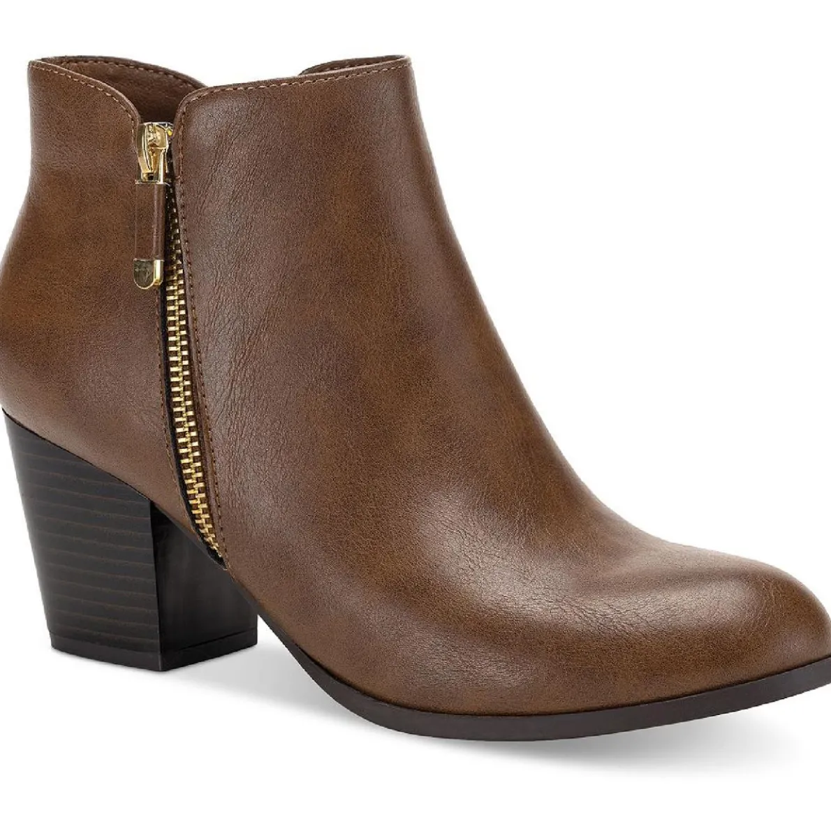 Masrinaa Double Zipper Ankle Booties
