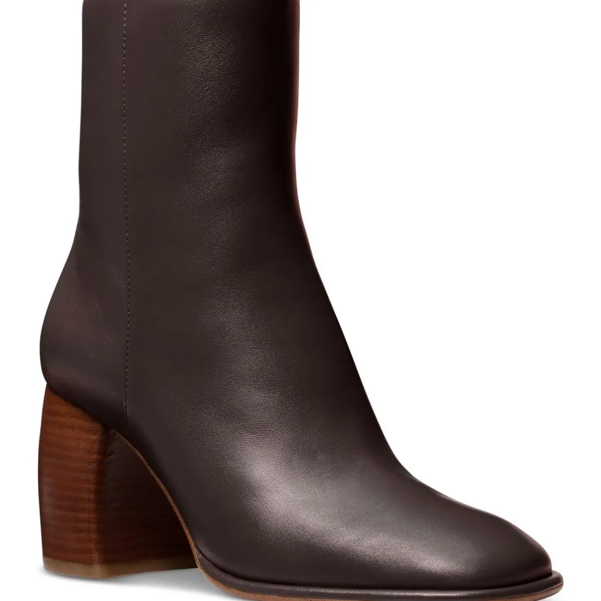 maude Zip Up Slip On Ankle Boots
