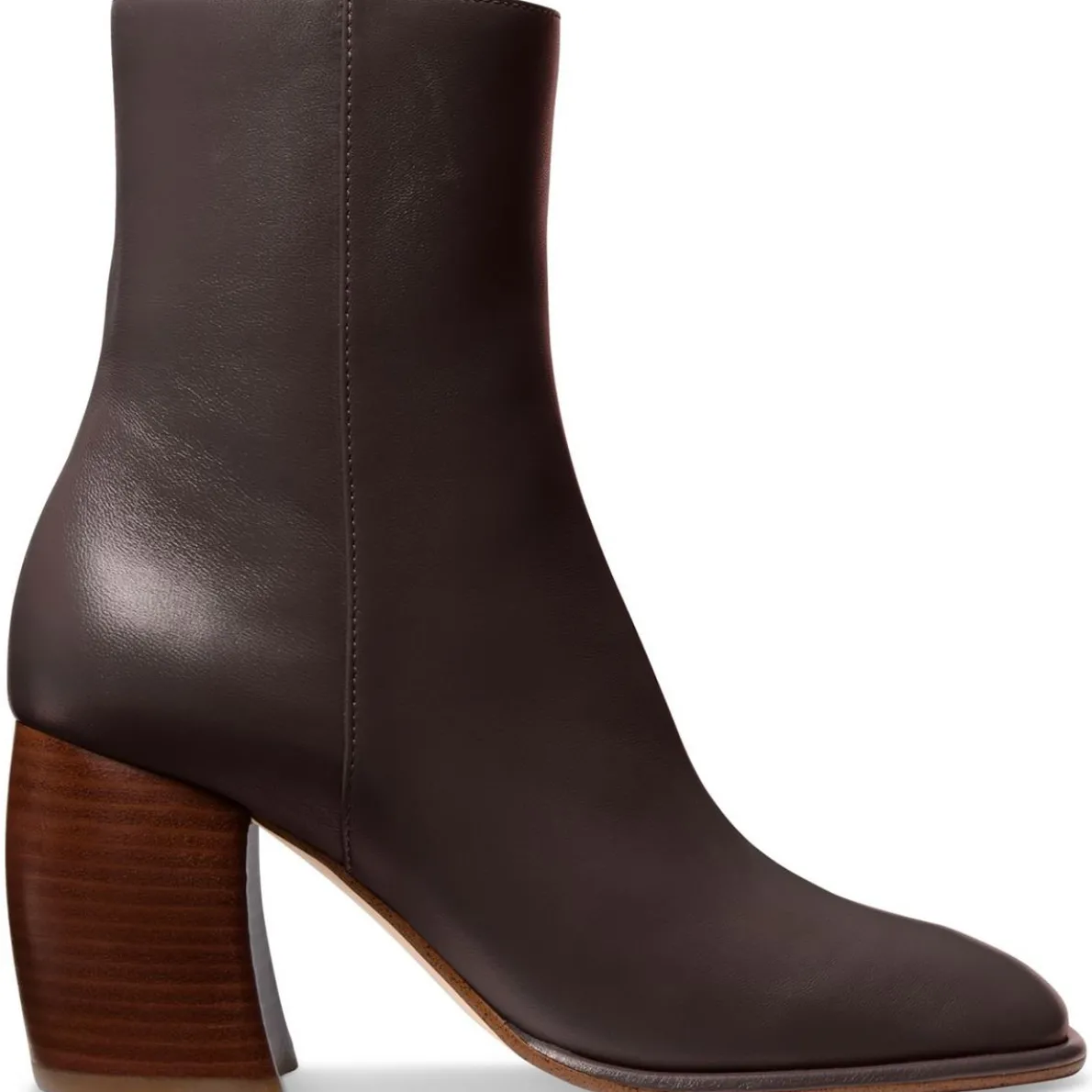 maude Zip Up Slip On Ankle Boots