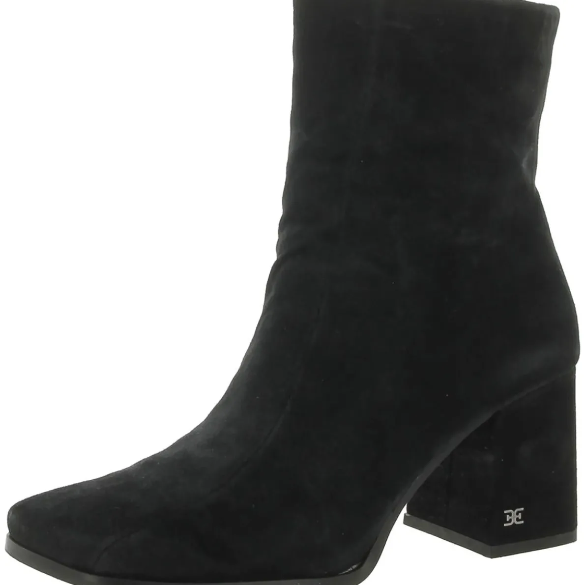 Mayla Suede Square Toe Ankle Boots