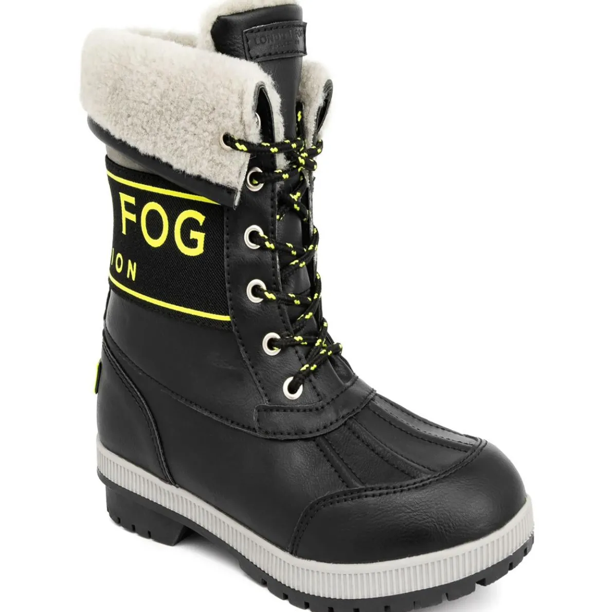 Mely Faux Leather Logo Winter & Snow Boots