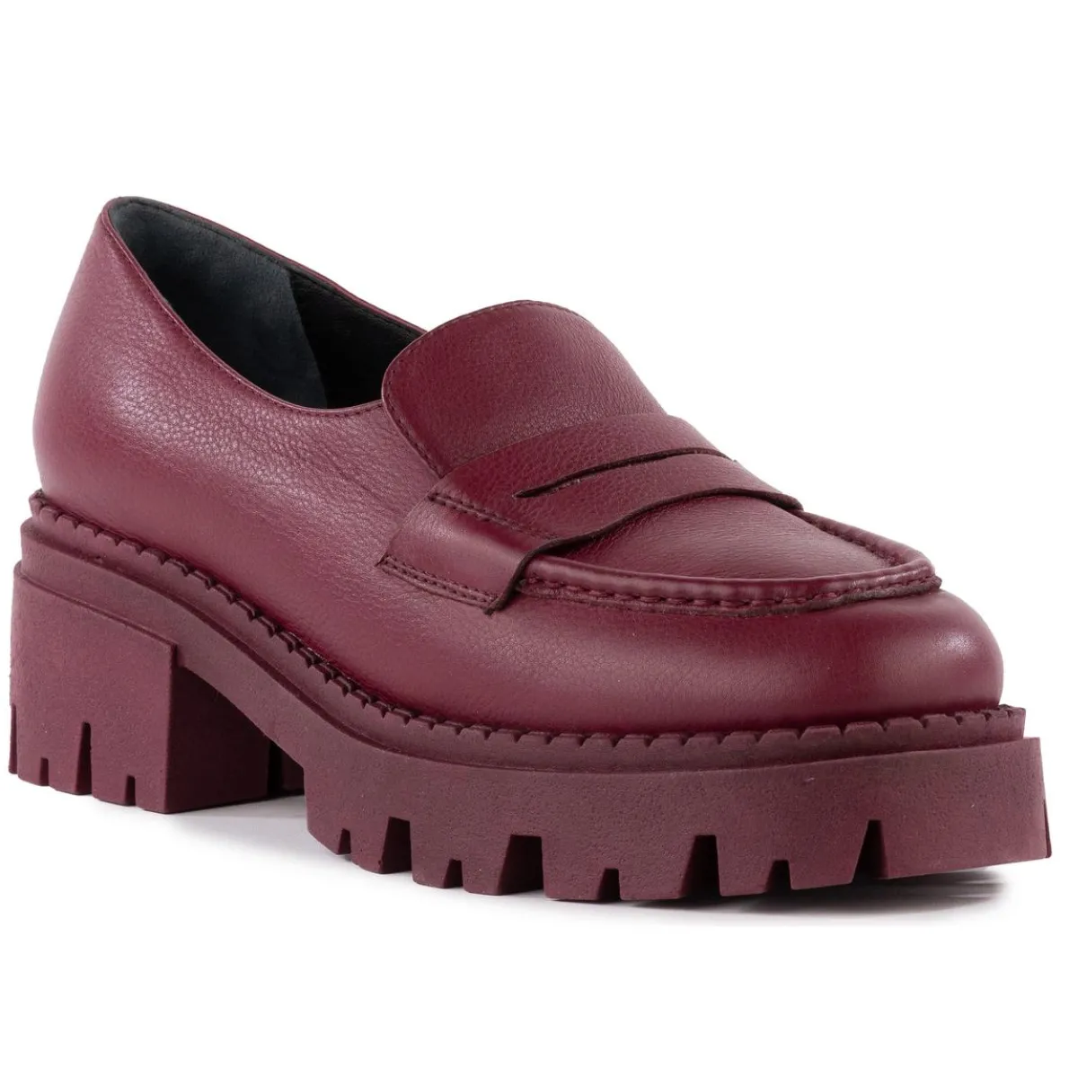 Meridian Leather Slip On Loafers