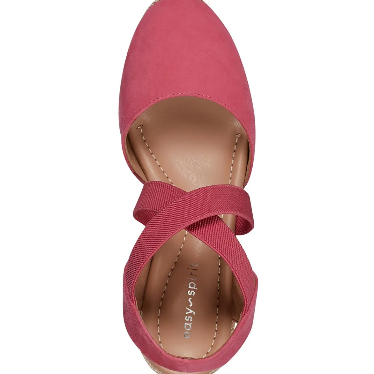 MEZA Leather Suede Wedge Sandals