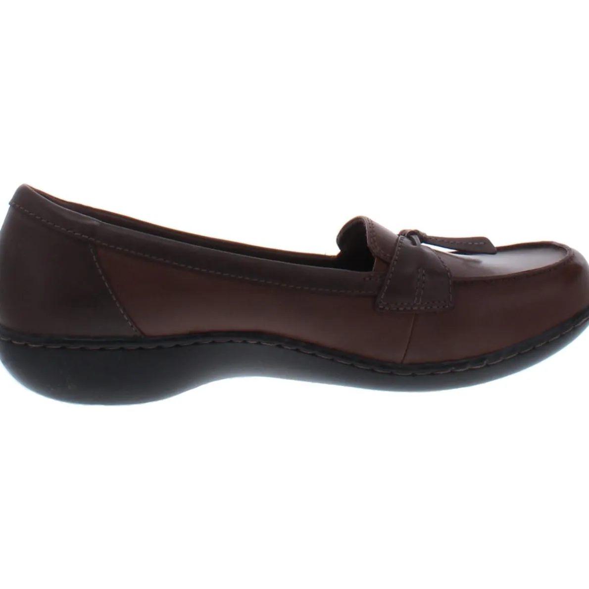 Ashland Bubble Leather Tasseled Slip On Casual Loafers