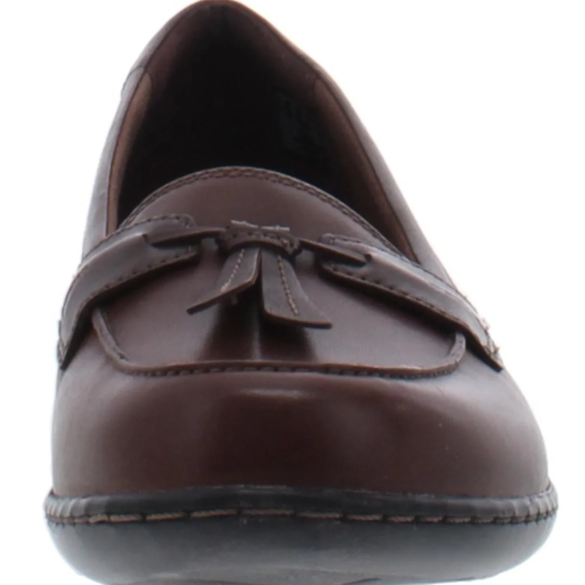 Ashland Bubble Leather Tasseled Slip On Casual Loafers