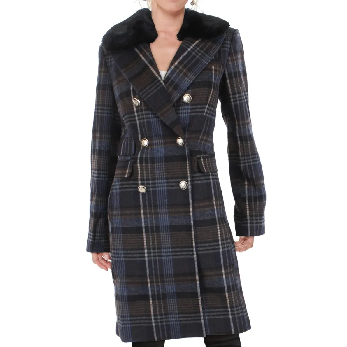 Midi Double Breasted Walker Coat