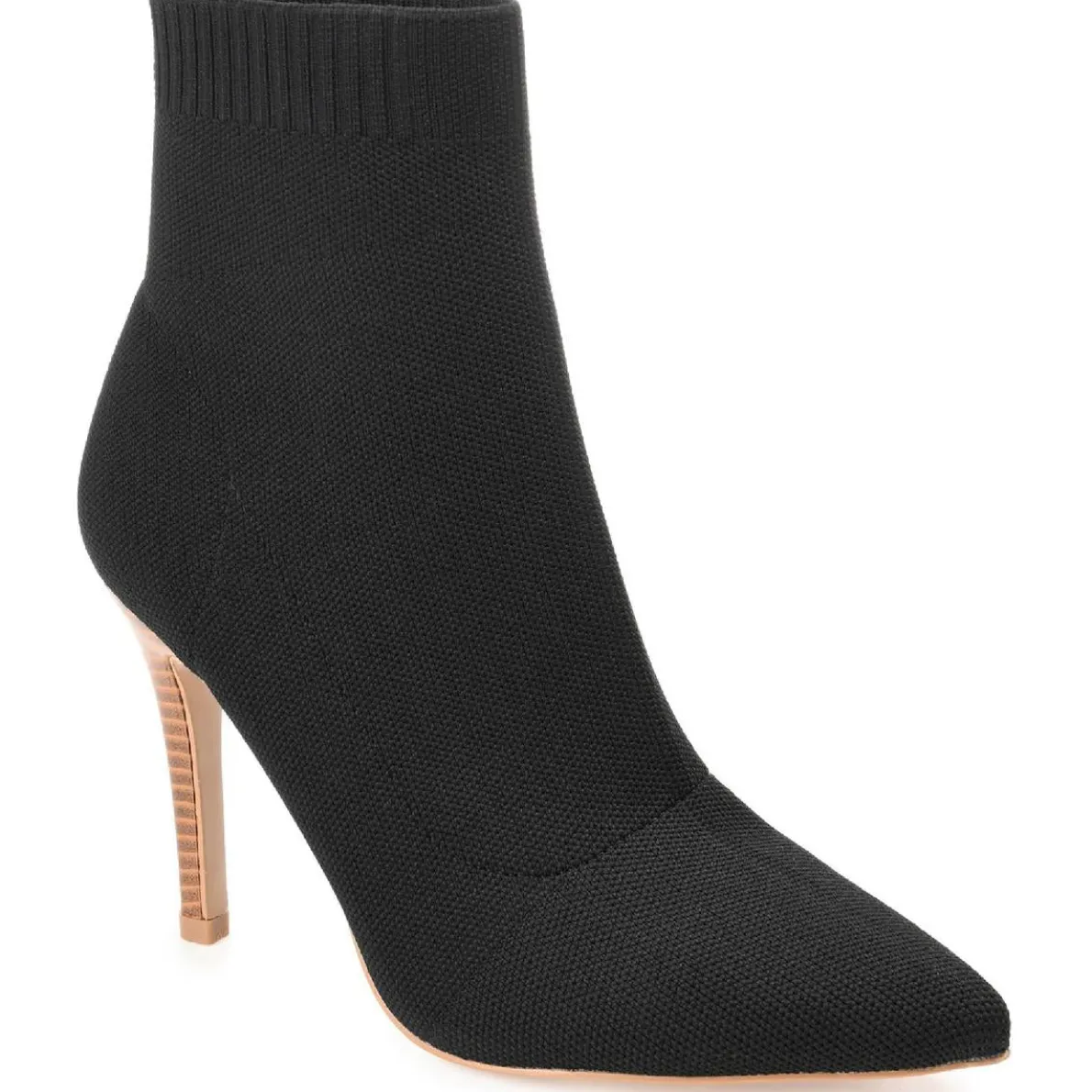 Milyna Knit Pull On Mid-Calf Boots