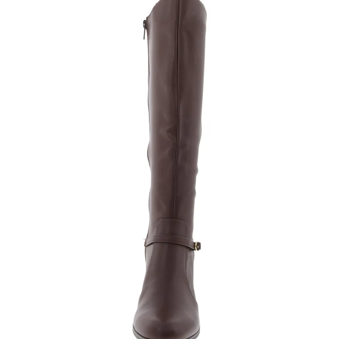 Missy Zipper Faux Leather Knee-High Boots
