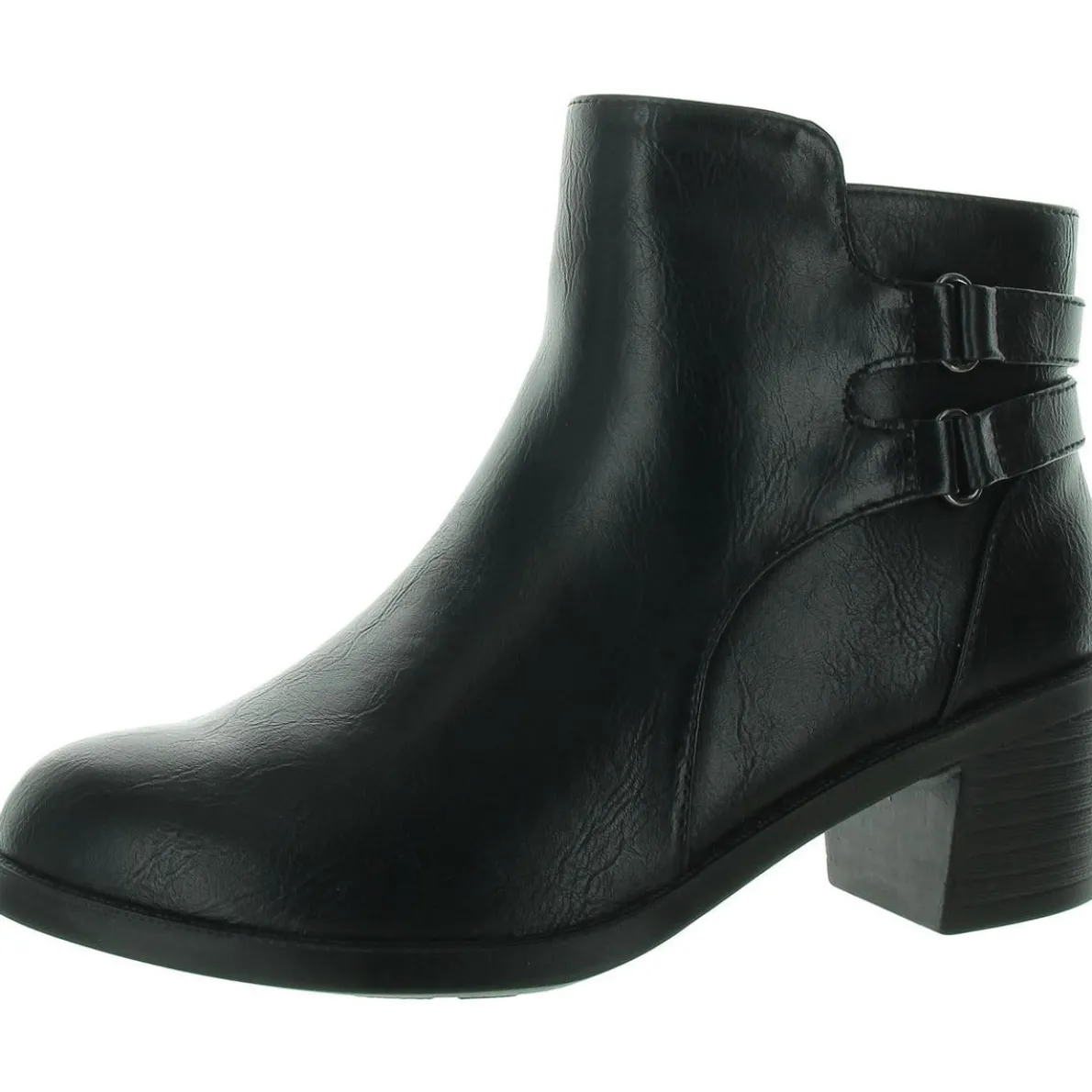 Murphy Faux Leather Ankle Booties