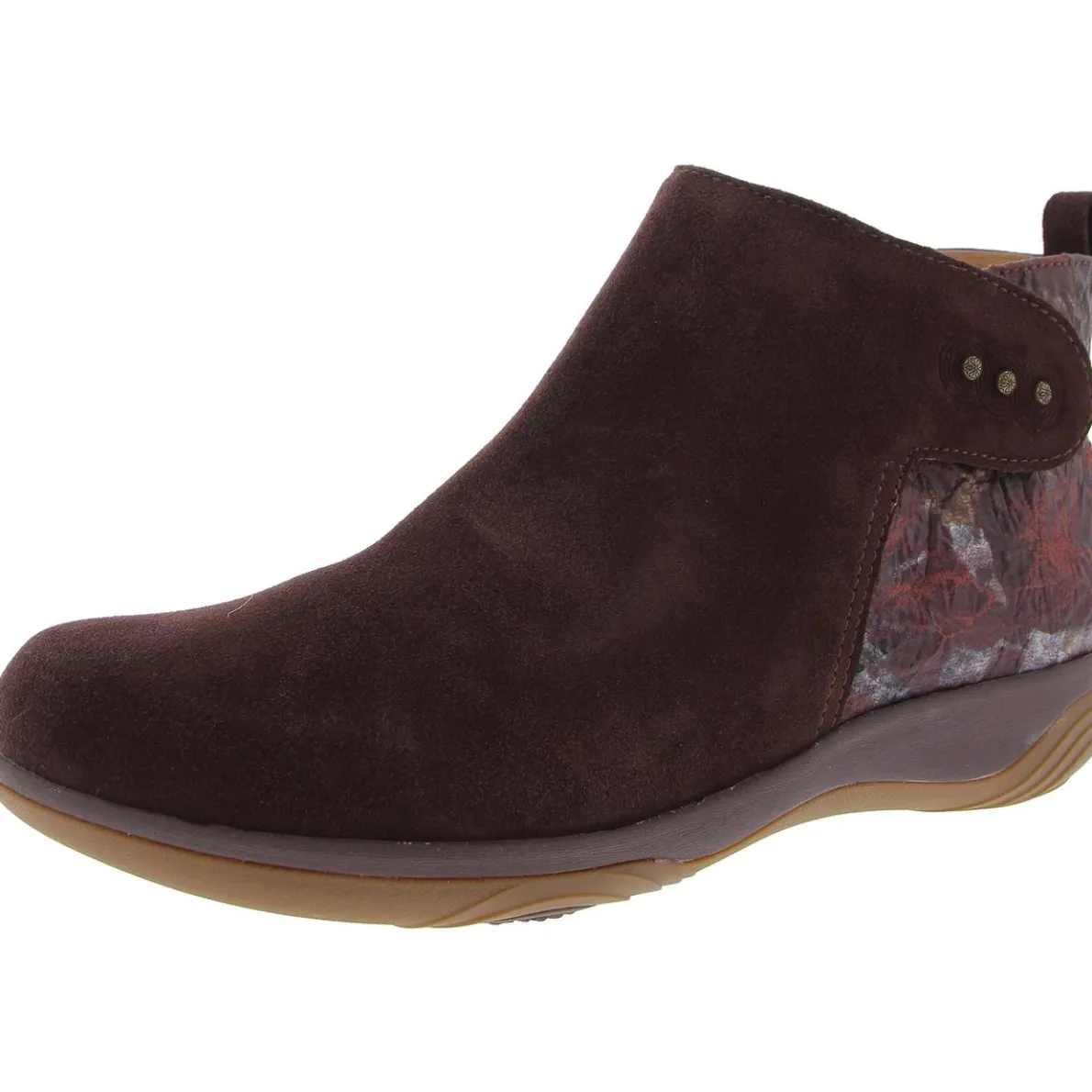 Althea Zipper Suede Booties
