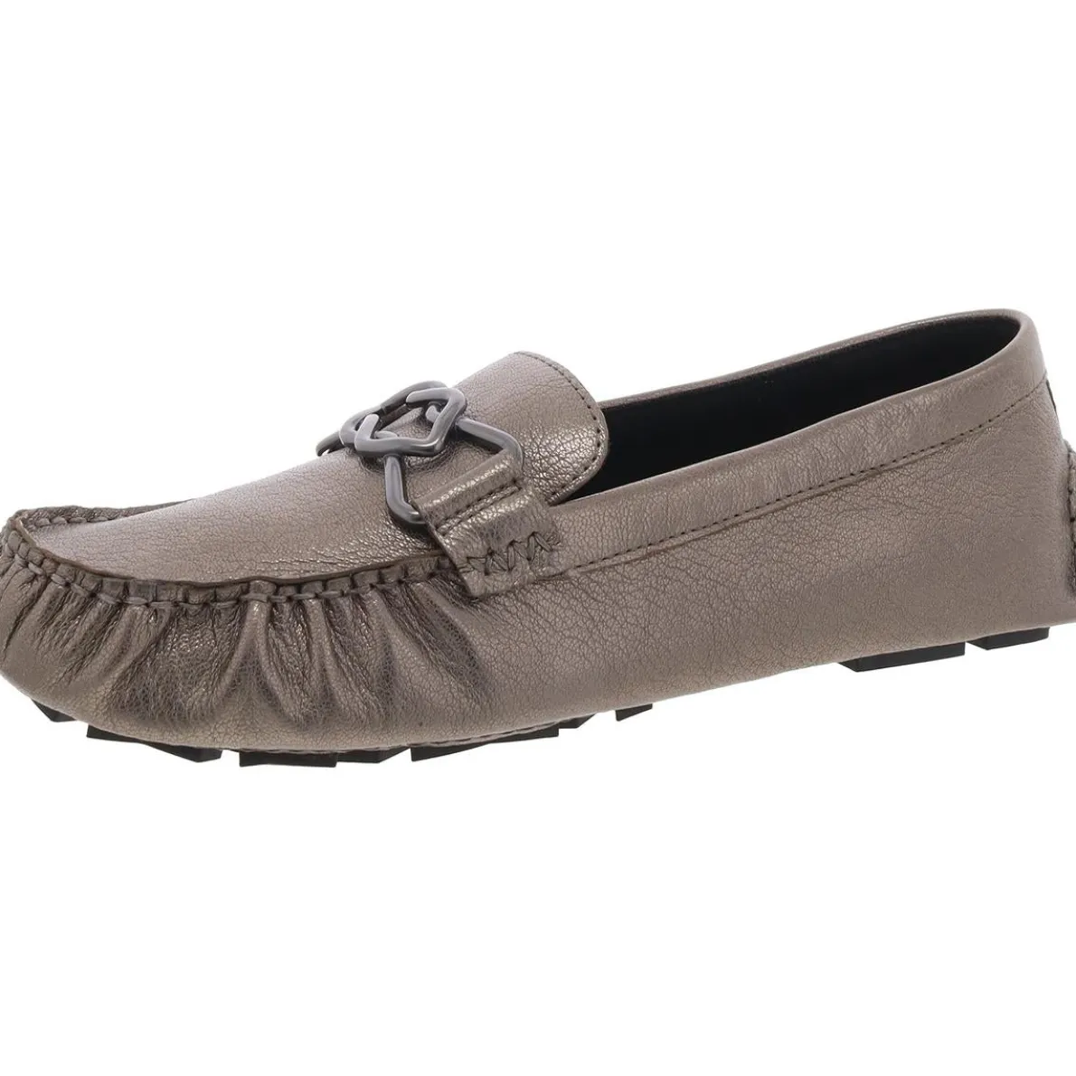 Gaby Embellished Leather Moccasins