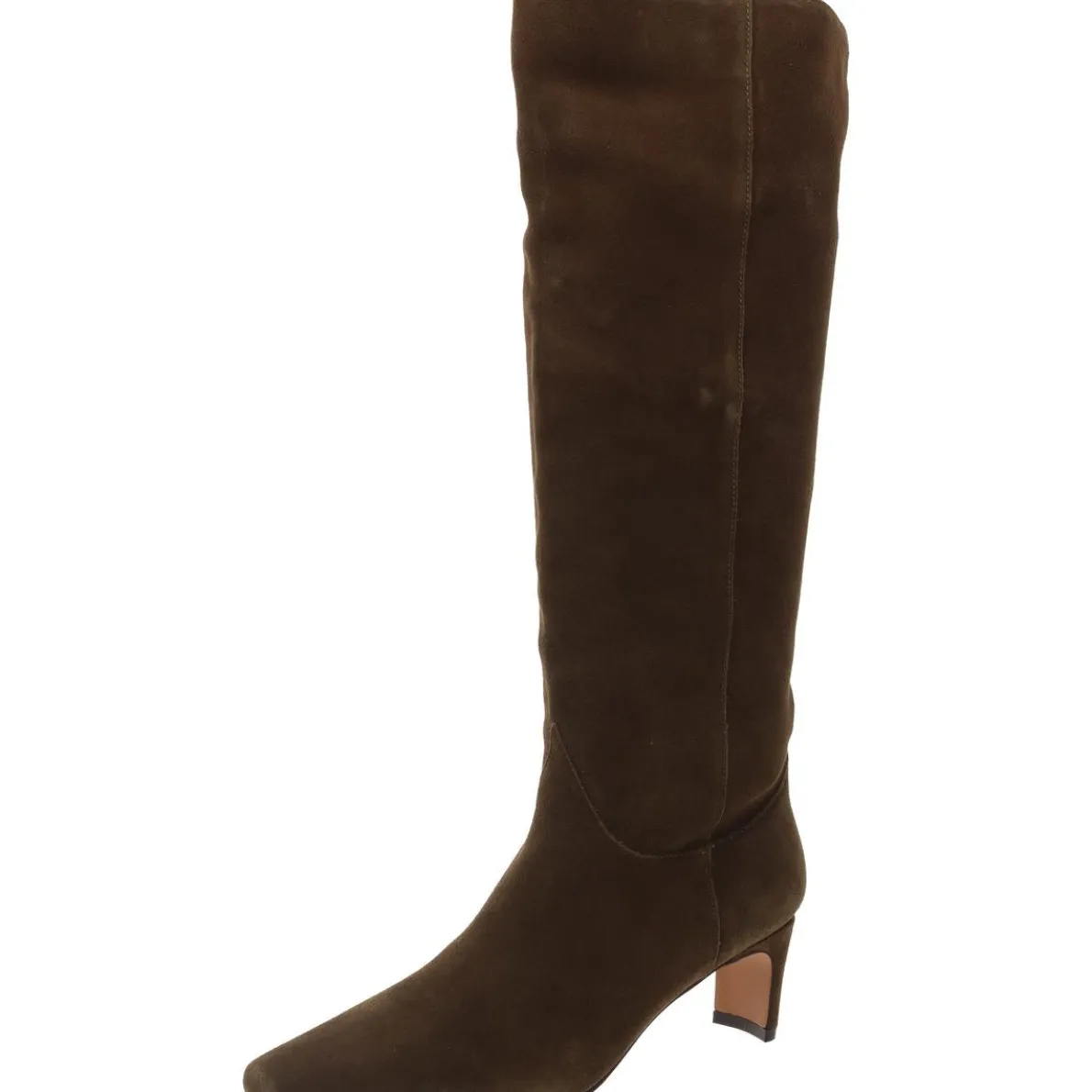 Faux Suede Knee-High Boots