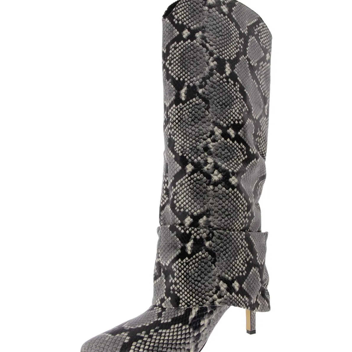 Nairine 2 Leather Fold-Over Knee-High Boots