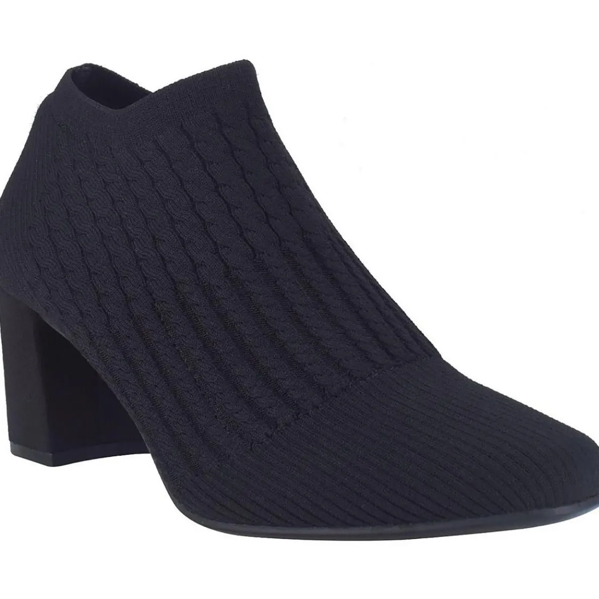 Nancia Knit Slip On Booties