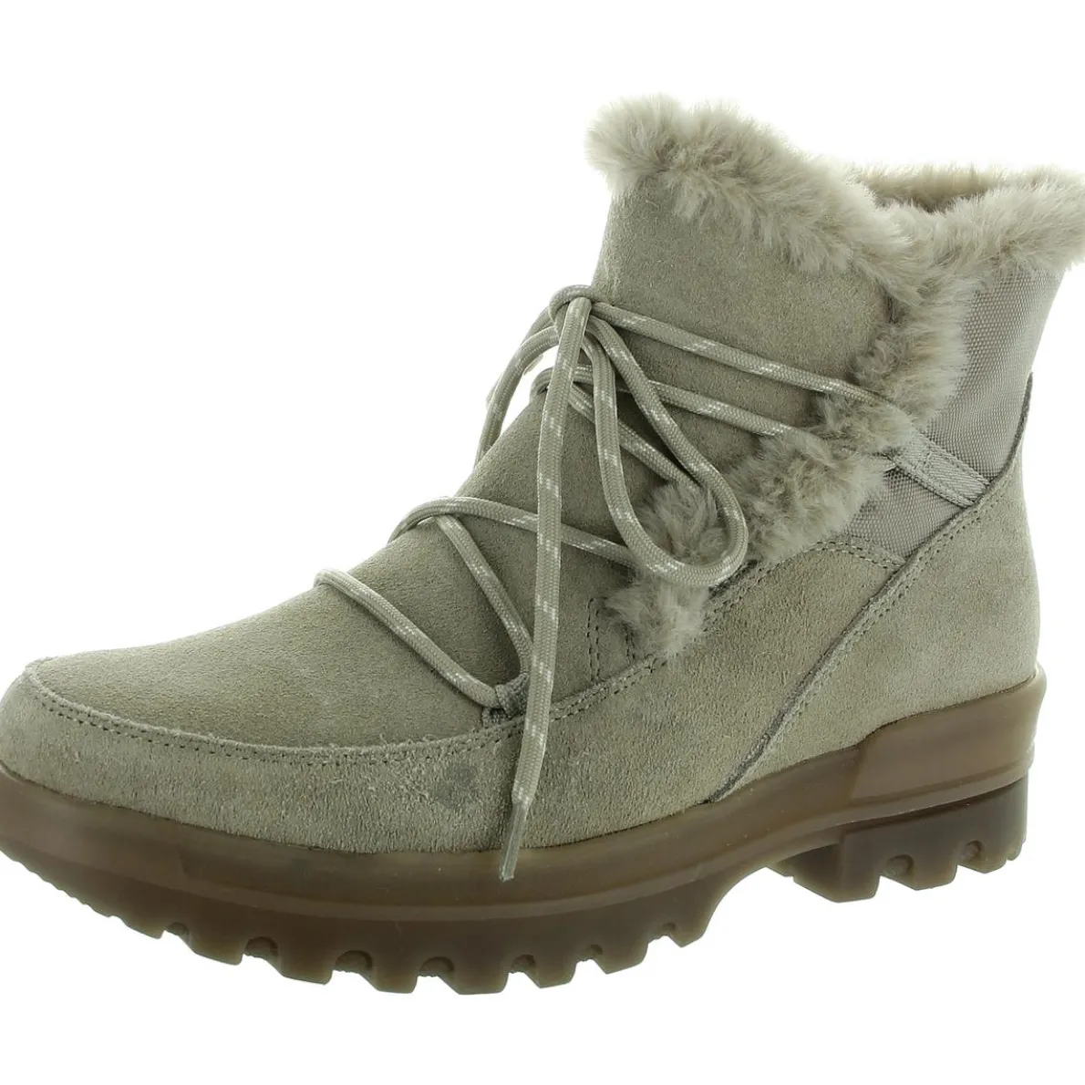 Nayda Zipper Leather Winter & Snow Boots