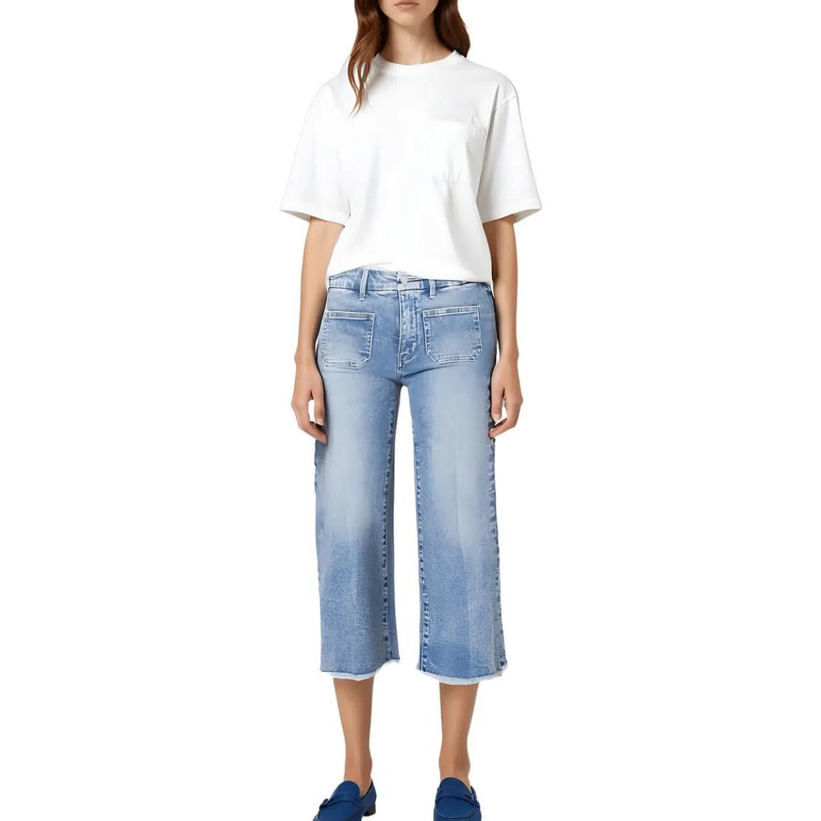 Crop Denim Capri Jeans