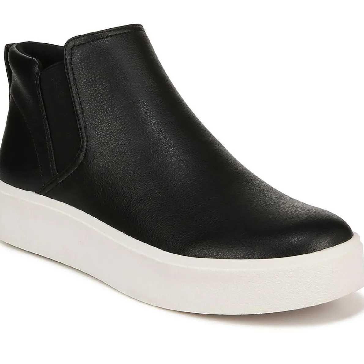 Madison Boot Faux Leather Slip On Ankle Boots